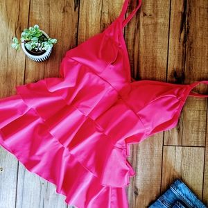 Fit 4 U Pink Swim Tankini Top